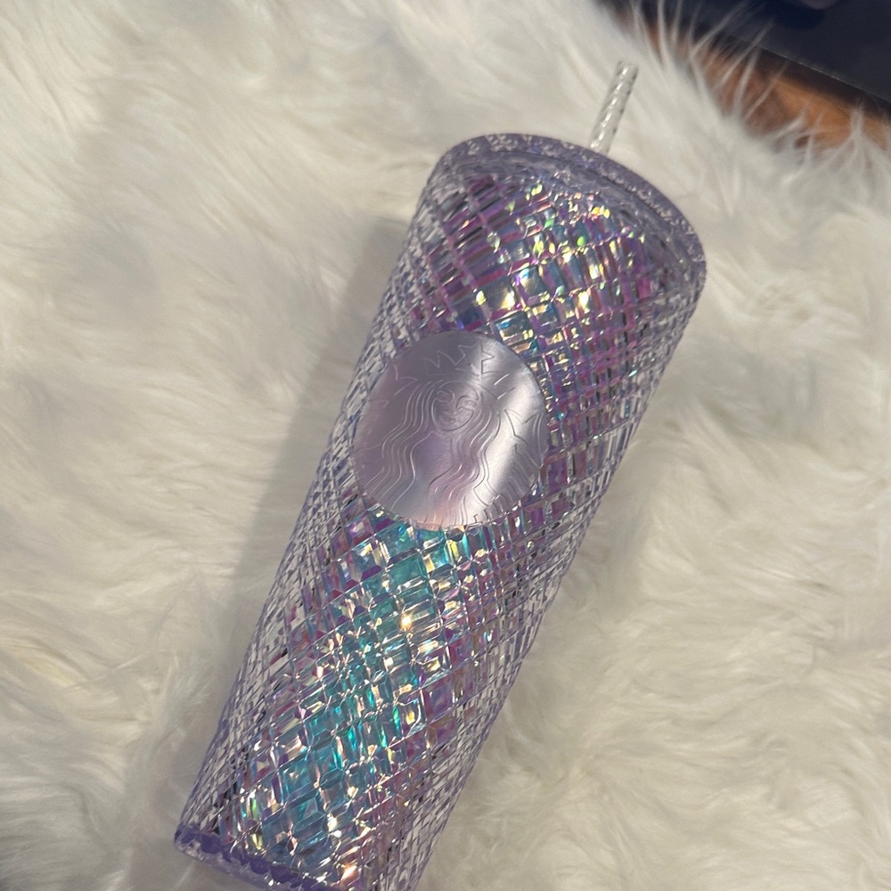 Starbucks Christmas 2022  Holographic Purple Tumbler